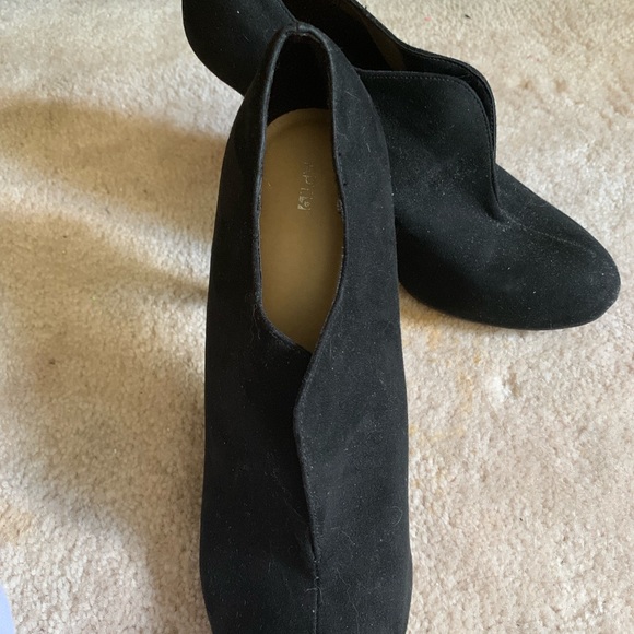 Black suede ankle boots - Picture 4 of 4